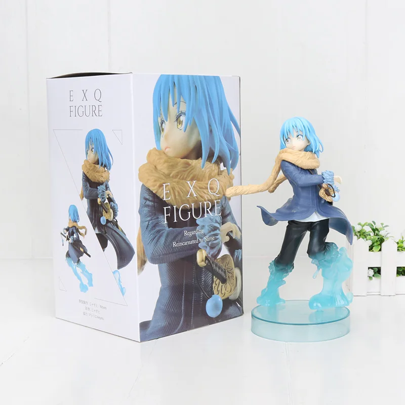 Tanie 20cm Anime tym razem dostałem reinkarnację jako szlam Rimuru Tempest EXQ figurka zabawka lalka Brinquedos model figurki prezent