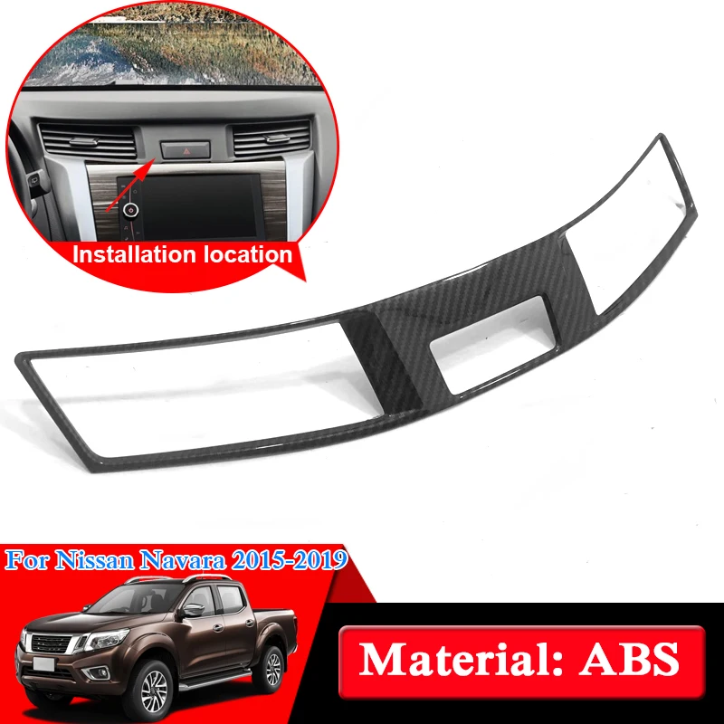Автомобильный Стайлинг ABS хром для Nissan Navara NP300 D23 2017-2019 воздушная условная панель с