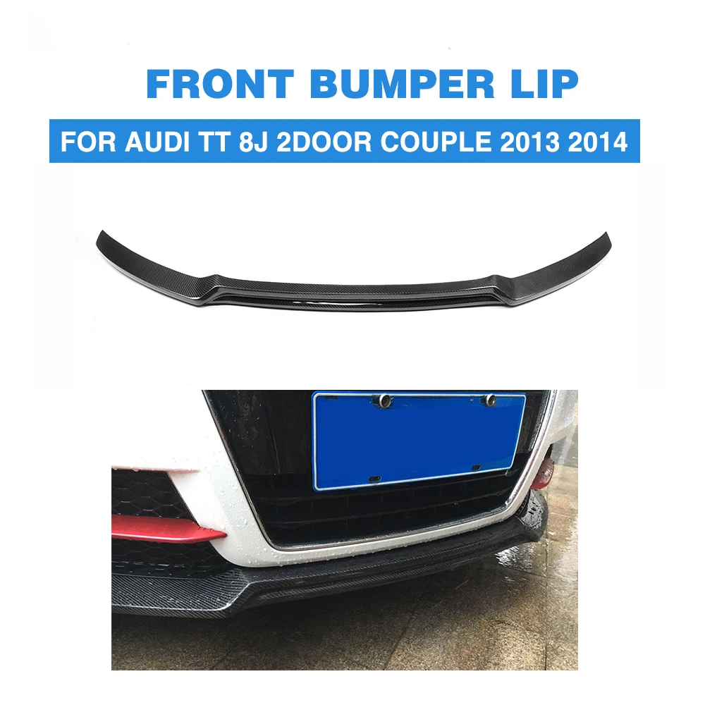 Диффузор для переднего бампера спойлер из углеродного волокна Audi TT 8J 2Door Couple 2013 2014