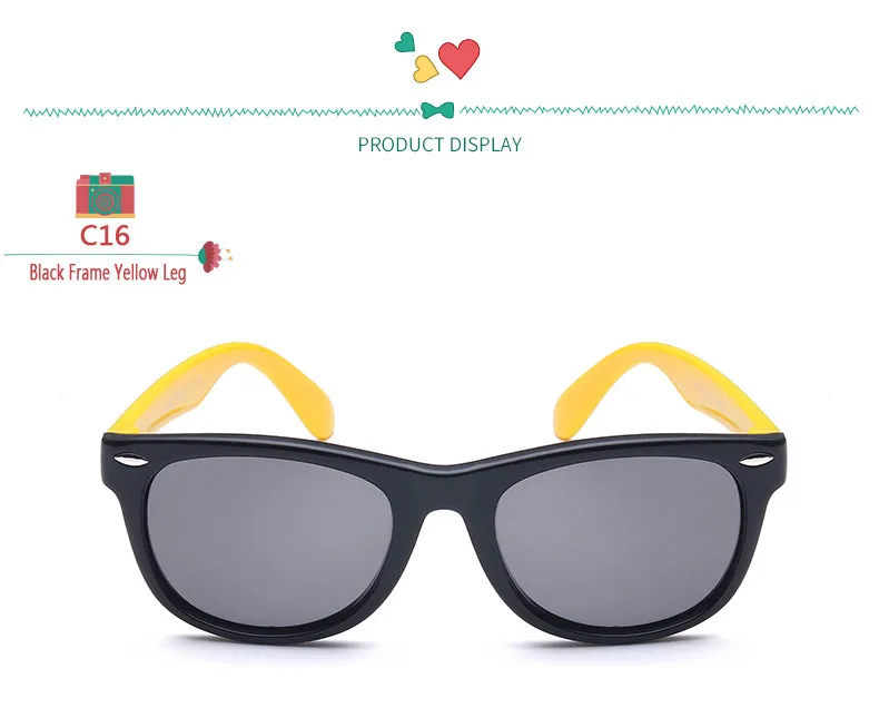 Тесла качество дети Солнцезащитные очки для женщин Обувь для девочек Обувь для мальчиков поляризационные Защита от солнца Очки Гибкая Slicone