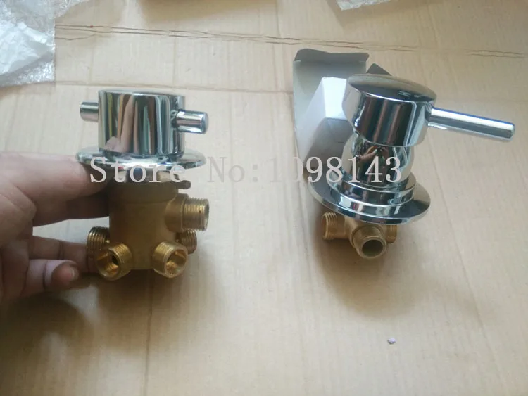 Смеситель для душа и трубка 5 способов с винтовым креплением разделитель