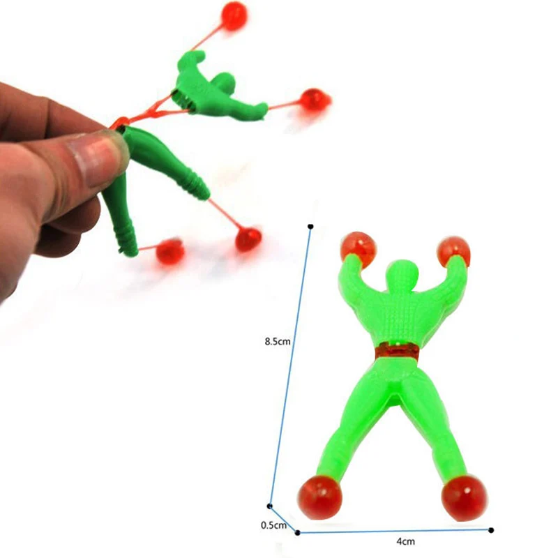 

12pcs Sticky Rock Climbing People Kids Boys Climb Man Toy slime Viscous Climbing Spider-Man Birthday Party Supplies Guest gift