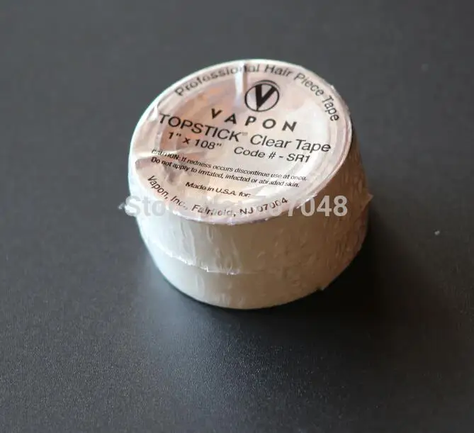 

20 rolls x VAPON TOPSTICK CLEAR TAPE 1" x 108" super quality tape wig tape toupee adhesive tape