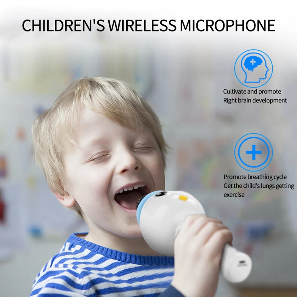 Q79 Беспроводной микрофон для караоке детей Портативный bluetooth отлично подходит