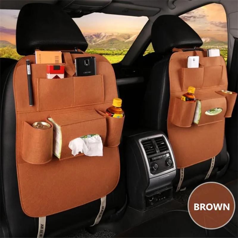 

Universal 1PCS Car seat back storage bag For SsangYong Actyon Turismo Rodius Rexton Korando Kyron Musso Sports