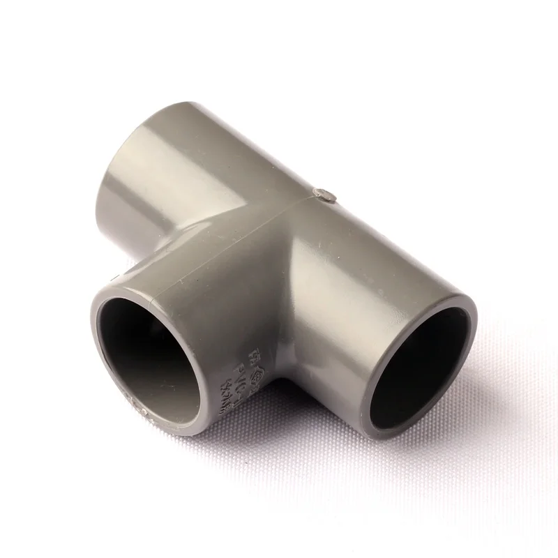 Buy 20pcs 25mm PVC Pipe Equal Tee Connector Gray