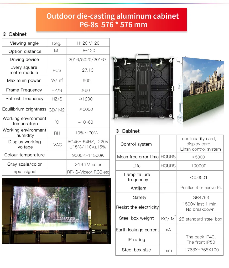 Черный кейс для 6 шт. p3 p6 p8 576x576 мм шкафы с светодиодными дисплеями для аренды Крытый Открытый светодио дный дисплей дорога готова случае