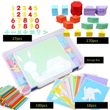 

315pcs Creative Puzzle Games Educational Toys For Children Jigsaw Puzzle Learning Kids Developing Wooden Toys For Boys Girls