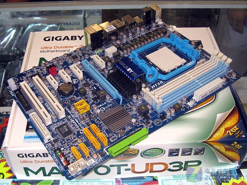 جيجابايت GA-MA770T-UD3P اللوحة ل AMD 770 DDR3 USB2.0 16G المقبس AM3 MA770T UD3P سطح اللوحة Systemboard تستخدم