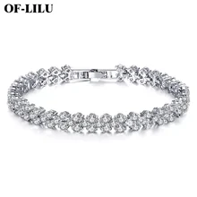 Модные стразы, натуральный AAA циркон, металлический браслет-цепочка, мужские ювелирные изделия в стиле хип-хоп, материал сплава, золото и серебро, для девушек, сделай сам