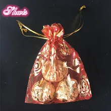 100pcs 9X12cm Wedding Favors Bag Wedding Souvenir Organza Jewelry Candy Gift Chocolate Bags Party Supplies Baby Shower Gifts