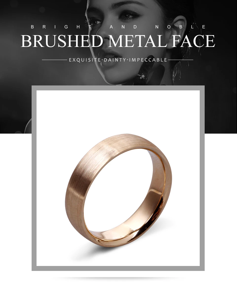 Кольцо EDI из настоящего чистого золота, Настоящее 14 к розовое золото, мужское кольцо 5,5 мм ширина 585, розовое золото, матовое металлическое лицо, обручальное кольцо, ювелирное изделие, подарок