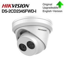 HIKVISION 4MP ИК фиксированная револьверная Сетевая купольная камера DS-2CD2345FWD-I POE ip-камера Замена DS-2CD2335FWD-I питание от Darkfighter