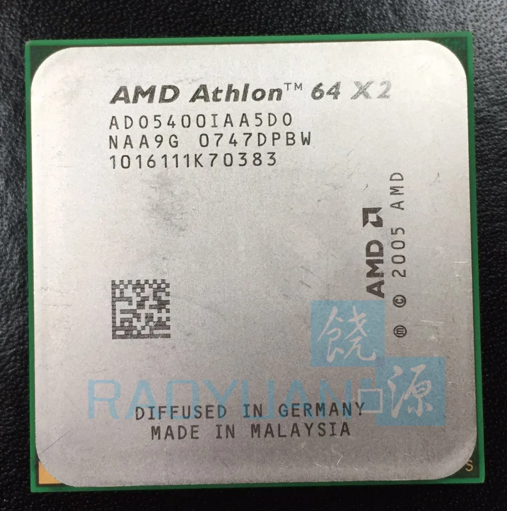 

AMD Athlon 64 X2 5400+ 2.8 GHz Dual-Core CPU Processor ADO5400IAA5DS ADO540BIAA5DO ADO5400IAA5DO Socket AM2