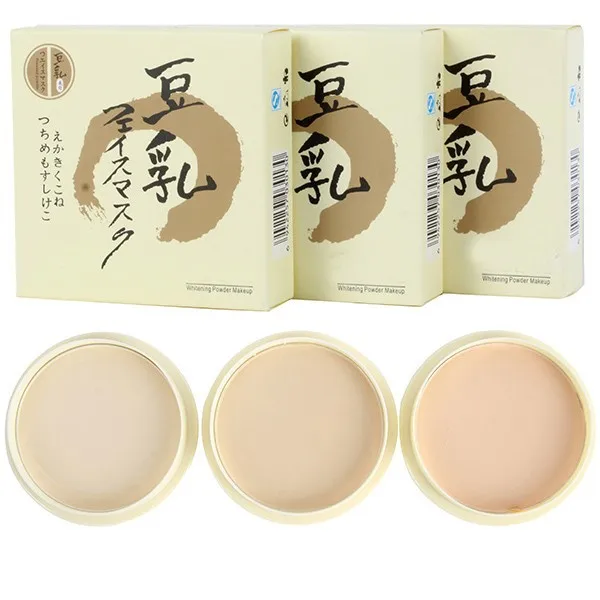 

High Quality 3 Colors Face bronze powder White Powder Makeup Powder concealer Palette Skin Finish 3013# 1pcs 1 pcs