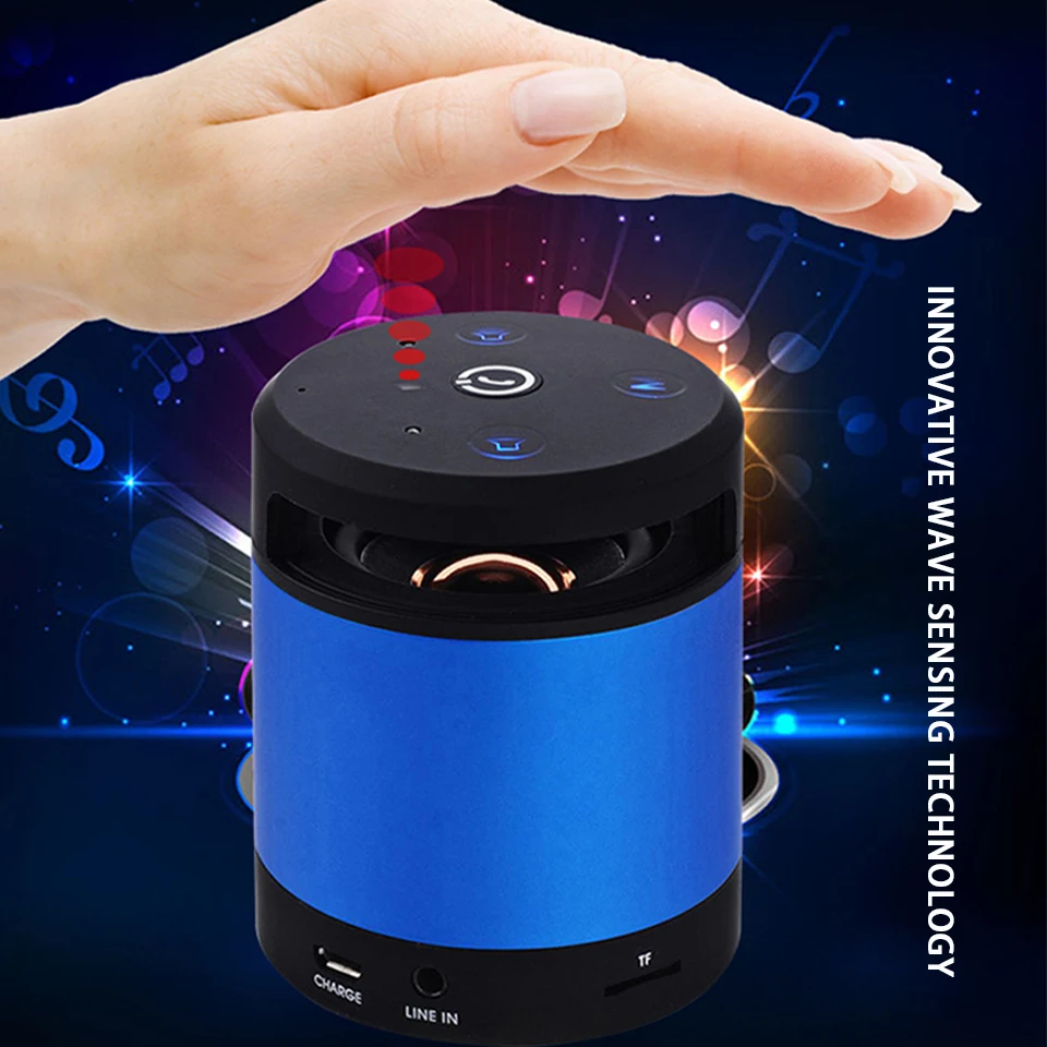 Беспроводной Bluetooth динамик Smart Touch TF карта сабвуфер Портативный Колонка