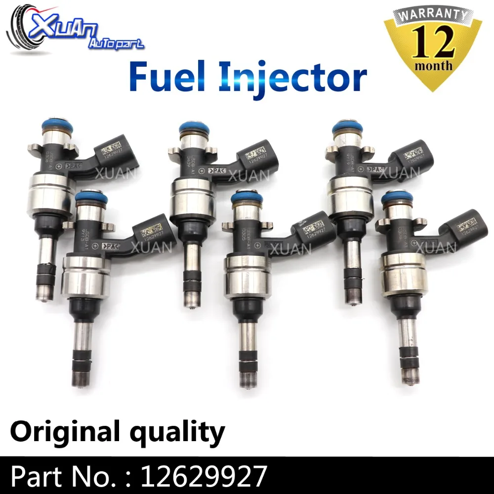 Genuine for GM Buick Chevy Cadillac 12629927 Fuel Injector Direct Injection Set 