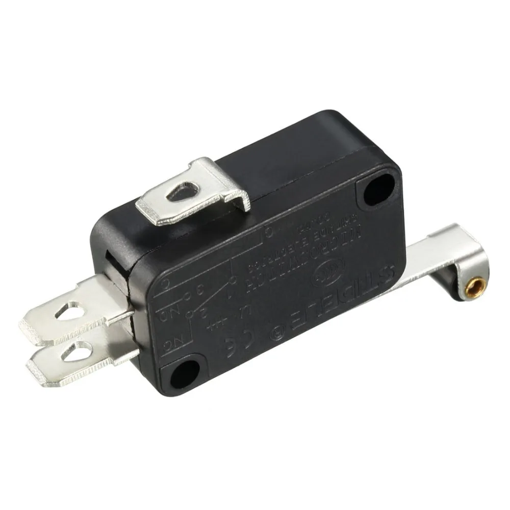 Uxcell Black Switches Hinge Roller Lever Micro Limit Switch for Automatic Machine Communication Equipment Car Electric 10pcs Uxcell Black Switches Hinge Roller Lever Micro Limit Switch for Automatic Machine Communication Equipment Car Electric 10pcs