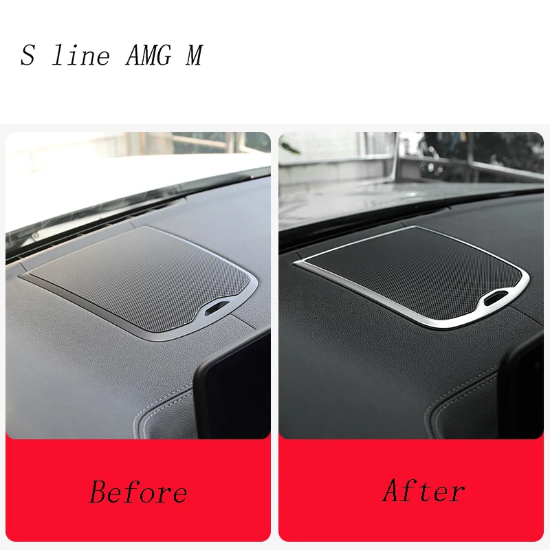  Car styling For BMW X3 G01 2018 dashboard Central Console Speaker Audio Cover Sticker Frame decorat