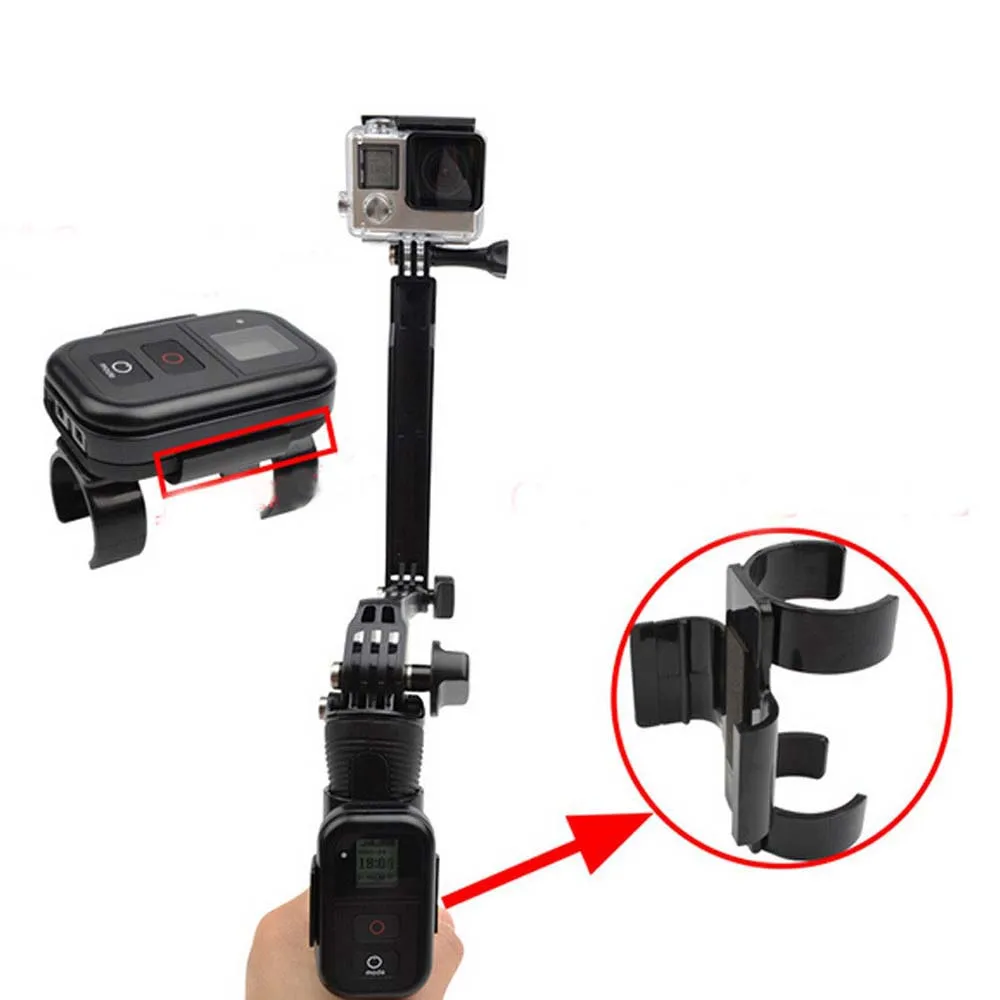 Пластиковый держатель для пульта дистанционного управления Wi-Fi для GoPro Hero 8 7 6 5, черный монопод для камеры Go Pro 8 7, набор аксессуаров