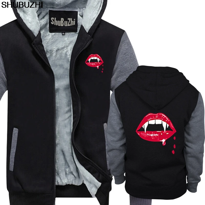 

Fangs autumn hoody Vampire Rocky Horror Twilight Buffy Goth Halloween winter hoody your design customized jacket sbz1367