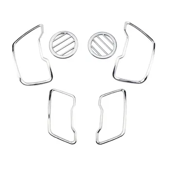 

Zlord 6Pcs ABS Chrome Car Interior Air Conditioning Vent Trim Air Outlet Cover Stickers for Kia Sportage R 2012 - 2016