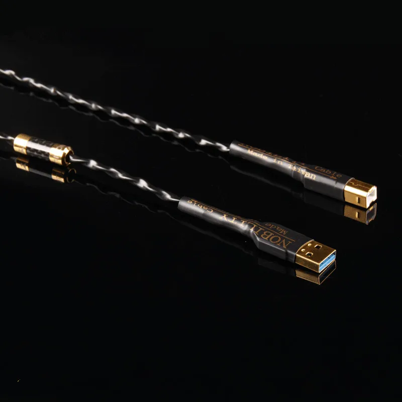 Skup XIANZUN Mamba M 380US posrebrzany kabel dekodera USB HiFi karta dźwiękowa przewód połączeniowy linia danych DAC