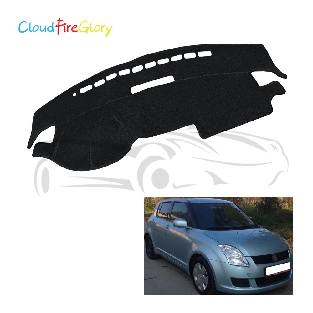 

CloudFireGlory For Suzuki Swift 2005 2006 2007 2008 2009 2010 Black Dashmat Pad Dashboard Sun Shade Cover Carpet LHD