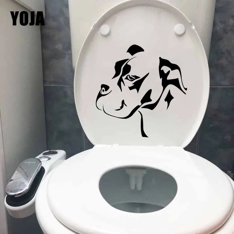 YOJA 23X23.3CM Bull Mastiff Dog Animals Pets Wall Sticker Bedroom Home Decor Toilet Decal T5-1441 | Дом и сад