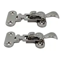 Морской класс 316 нержавеющая сталь Лодка Палуба шкафчик защелка анти-погремушка защелка вниз зажим палуба Hasp Морская Лодка Яхта аксессуары