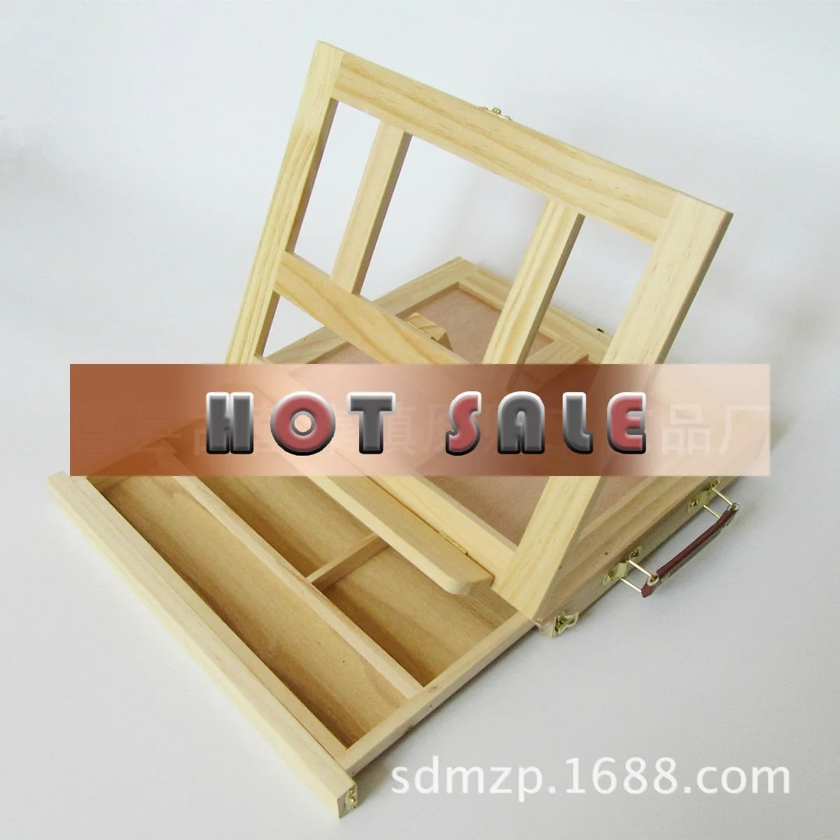 

Panic buyingDesktop Benchtop Small Easel Drawing Board Wooden Drawer Fold Painting Shelf Oil Woodiness Picture Box Sketch Suit