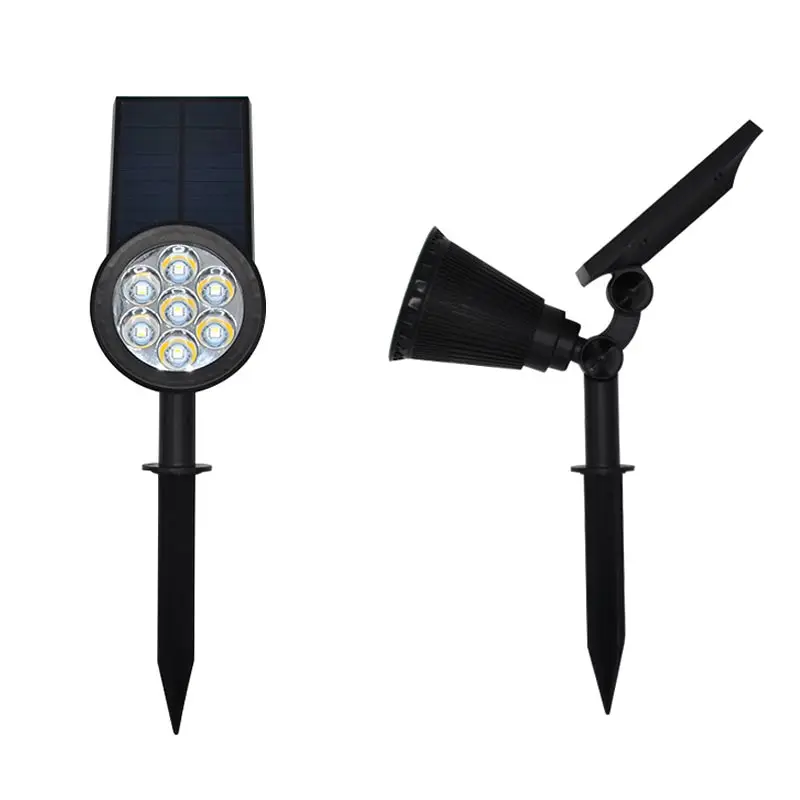 

HOT 2Pcs Solar Projectors Lights 7 Colors Change Outdoor Lights for Courtyard Patio Garden Lawn TI99