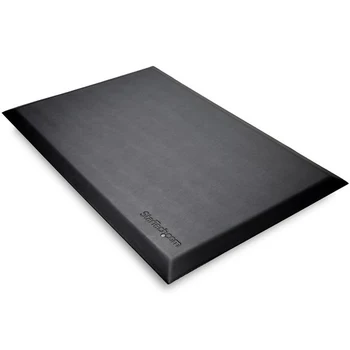 

StarTech.com Anti-Fatigue Mat for Standing Desks - Large, Rectangular, Black, Smooth, 609 x 914 mm, 1.9 cm, 2.2 kg