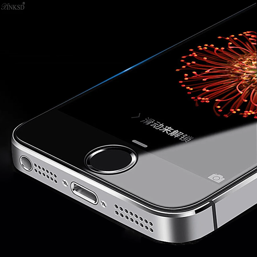 Закаленное стекло XINKSD 4D для iPhone 5 5S 5C SE 9 H жесткая Противоударная Защитная пленка