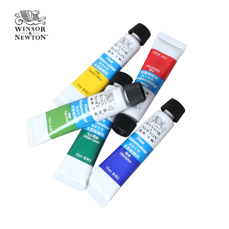 24 цвета Winsor Newton акварельные краски в наборе акварельные краски s для ткани Текстильные пигментные краски для рисования для художника Acuarelas