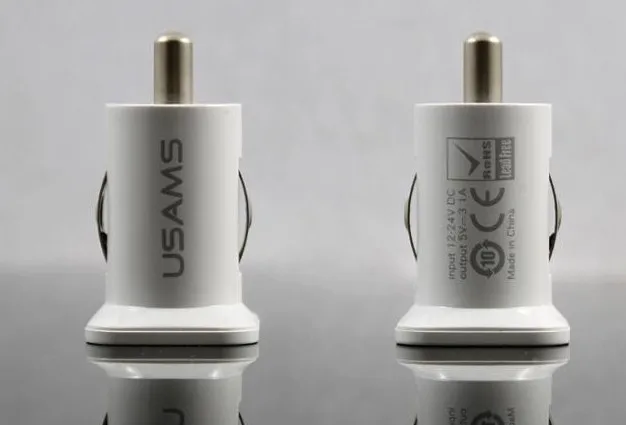 Universal Dual 2 Port USB Car Charger For iPhone iPad iPod SamSung GALAXY S4 S5 3.1A Mini Adapter free shipping |