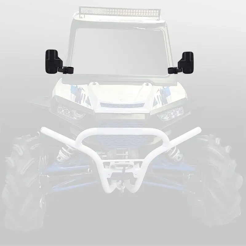 Utv боковое зеркало набор 1,75 и 2 дюймов рулон бар клетка, универсальный Utv боковые зеркала ударопрочный закаленное стекло для Po