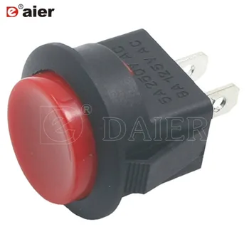 

100PCS DS-858 OFF-(MOMENTARY ON) 2 PIN Round button 20MM button switches