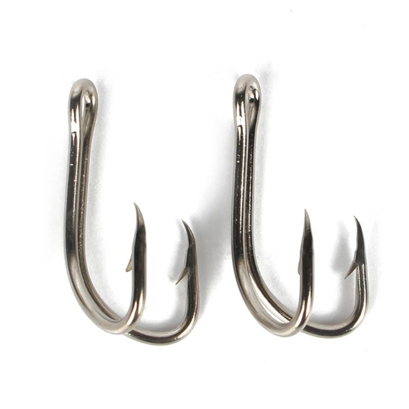 Buy 10pcs 28 Double Fishing Hook High Carbon Steel