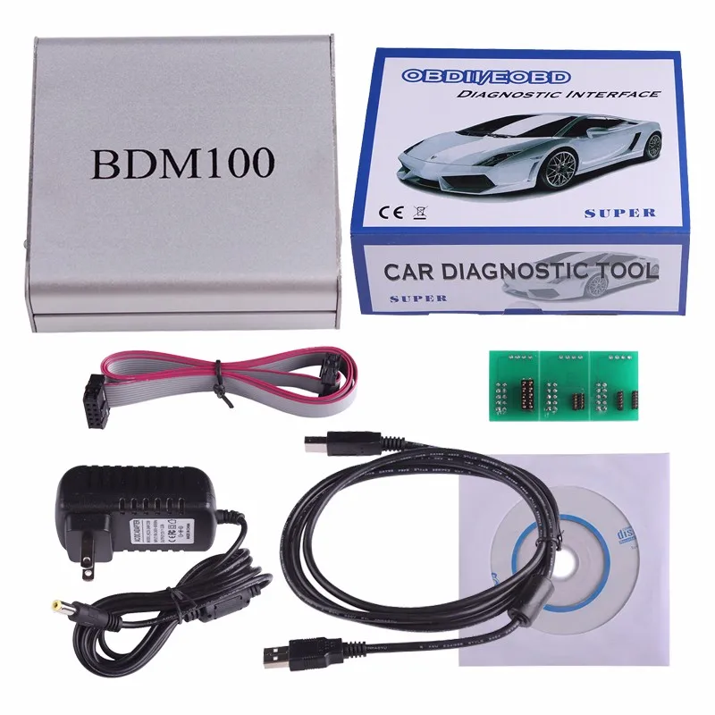 BDM100 V1255 Универсальный ECU Программатор BDM 100 ECU чип тюнинговый инструмент BDM Рамка с адаптерами - Цвет: BDM100