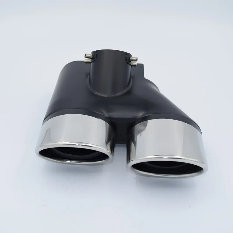 

Car-styling! Hotselling High Quality Stainless Steel Exhaust Tips double Pipe Exhuast Tip for Benz S-Class W220 S600