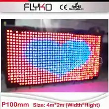 Рождественские украшения светодиодные лампы для выращивания видео занавес