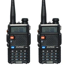 2 шт./компл. Baofeng UV 5R Портативный двухдиапазонный УКВ с подкладкой 5 Вт ham cb радио UV-5R иди и болтай Walkie Talkie “иди и коммуникационное оборудование uv5r
