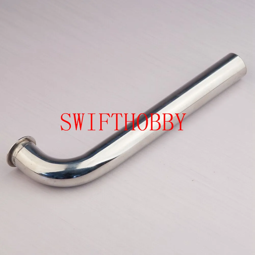 TFL Stainless Steel Turn Pipe 90 Degree Header Pipe D22mm For RC Boat Gasoline