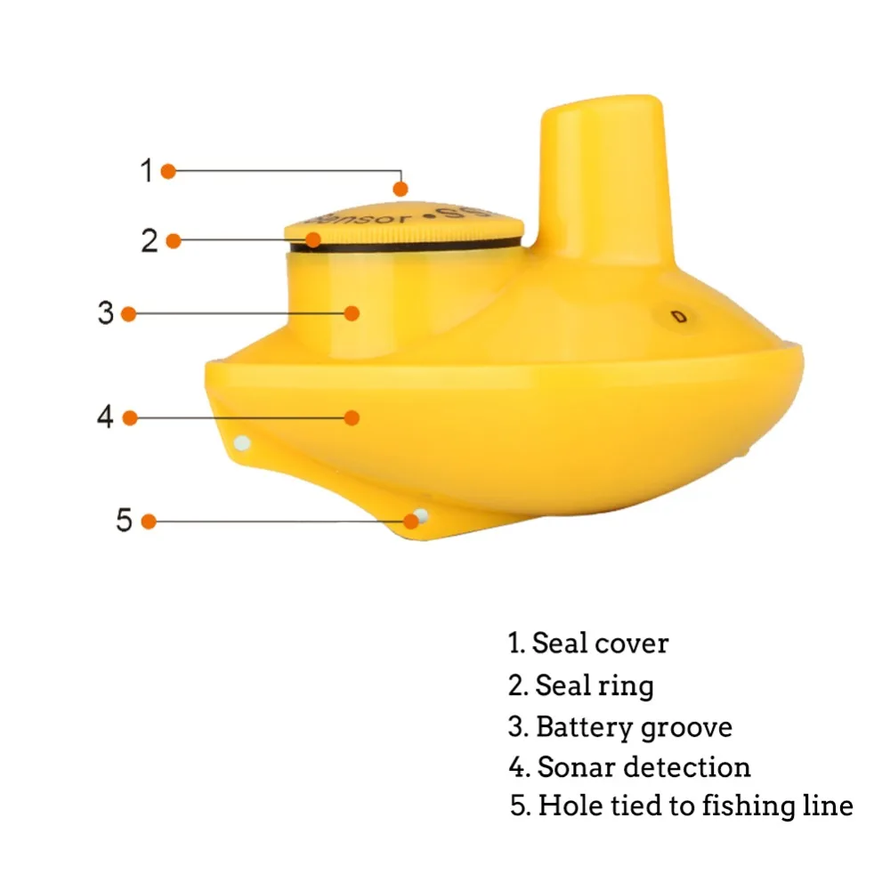 Беспроводной рыболокатор портативный lcd глубина 120 м гидролокатор датчик эхолот сигнализация с рыболовной сеткой Creel снасти ловушка для рыбы складная