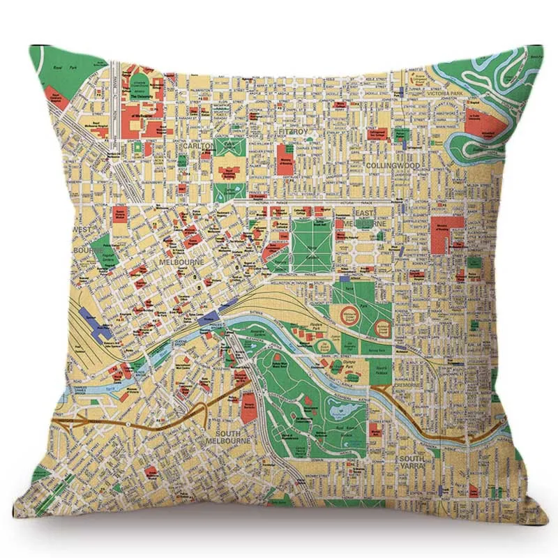18 &quotкарта скандинавского города Bombay Boston Chicago Montreal US Cities Graphic Home декоративная