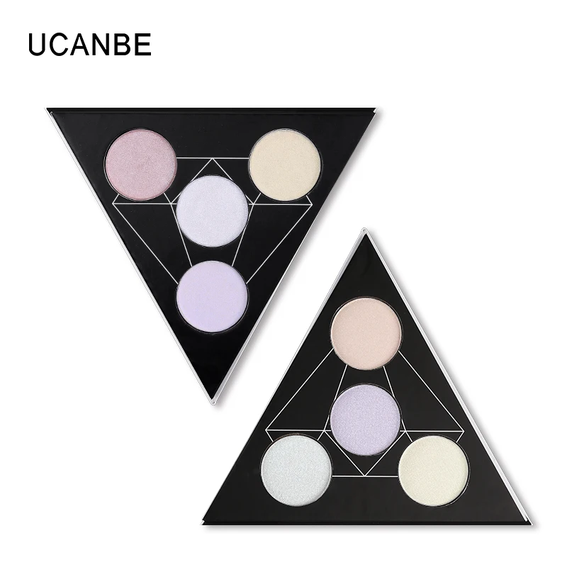 UCANBE Face Duo хромированный призматический хайлайтер 4 цвета дополнительная