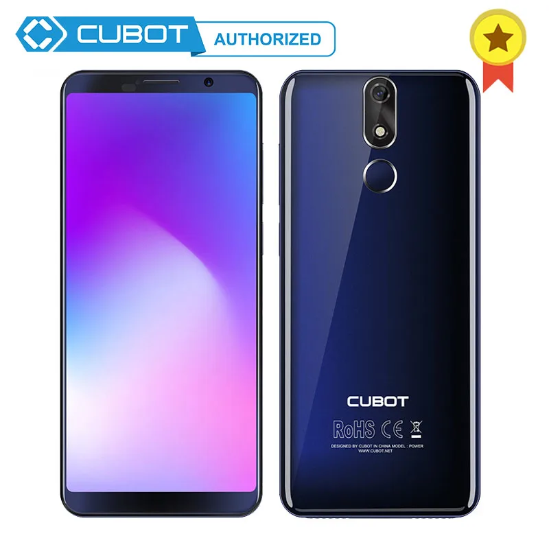 Cubot Power 6000 мАч большая батарея Helio P23 Восьмиядерный 6 ГБ ОЗУ 128 Гб ПЗУ Android 8 1 18:9 5 99