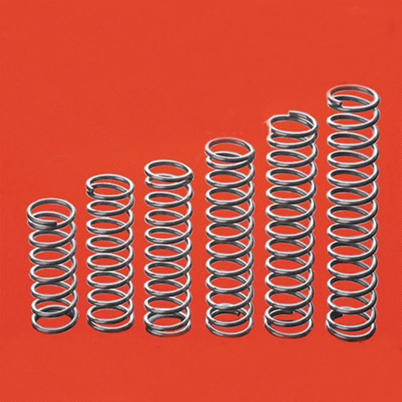

2Pcs 1mm WD 11mm OD Stainless steel Small spring Compression return Y type Compressioned Springs 10mm-50mm L