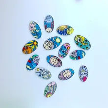 

1 pcs Fridge magnet Home Decor Creative Abstract cartoon character icon Acrylic Magnetic sticker Refrigerator Sticker for Home